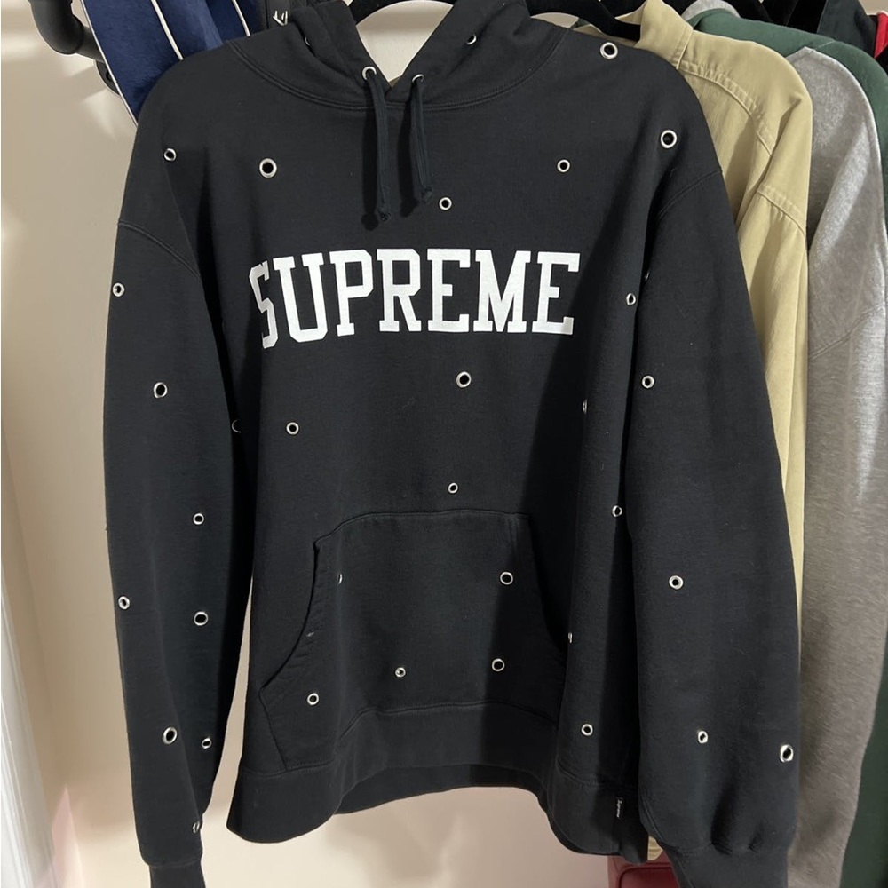 Supreme Eyelet hoodie